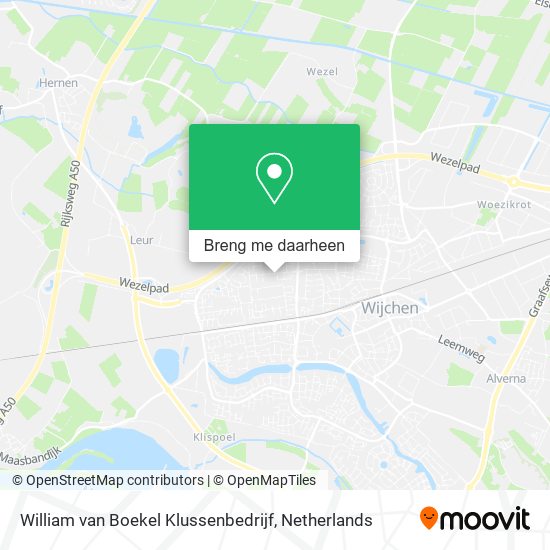 William van Boekel Klussenbedrijf kaart
