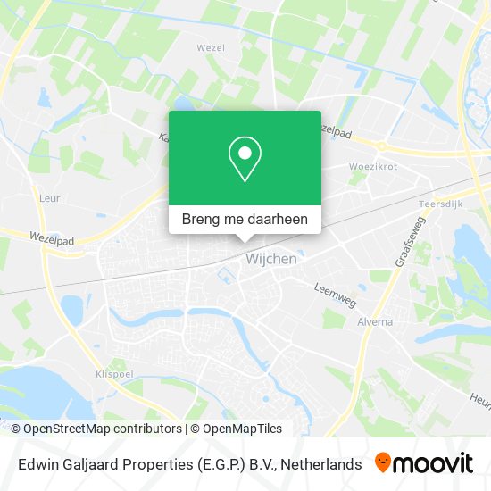 Edwin Galjaard Properties (E.G.P.) B.V. kaart