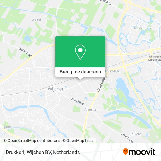 Drukkerij Wijchen BV kaart