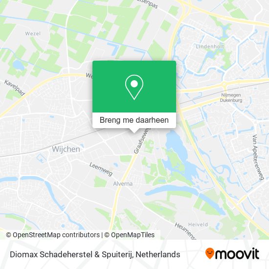 Diomax Schadeherstel & Spuiterij kaart