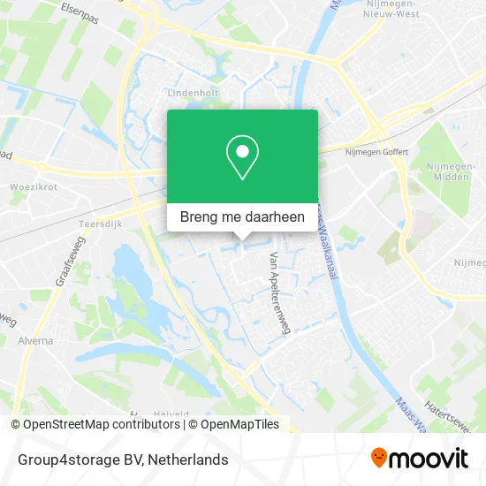 Group4storage BV kaart