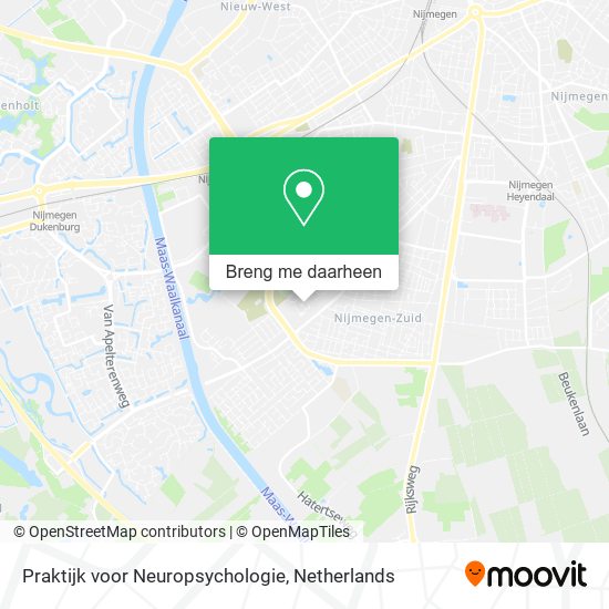 Praktijk voor Neuropsychologie kaart