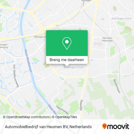 Automobielbedrijf van Heumen BV kaart