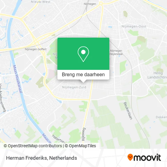 Herman Frederiks kaart