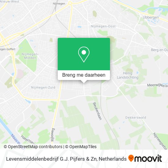 Levensmiddelenbedrijf G.J. Pijfers & Zn kaart