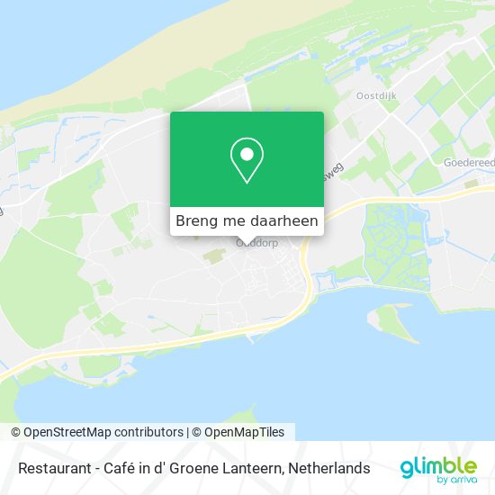 Restaurant - Café in d' Groene Lanteern kaart