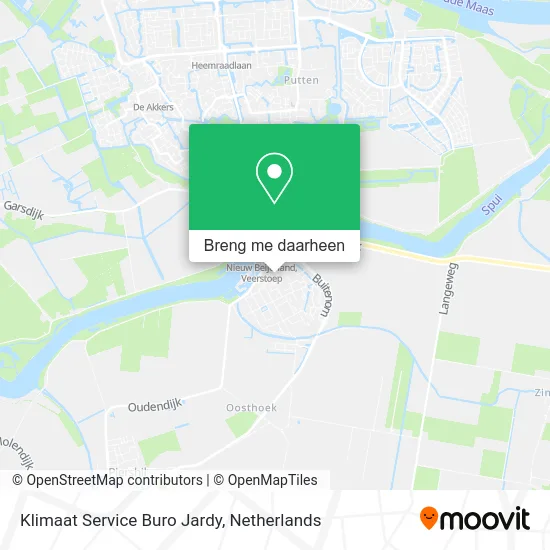 Klimaat Service Buro Jardy kaart