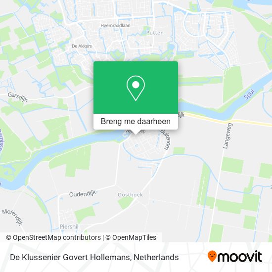 De Klussenier Govert Hollemans kaart