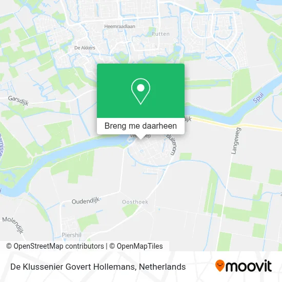 De Klussenier Govert Hollemans kaart
