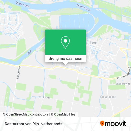 Restaurant van Rijn kaart