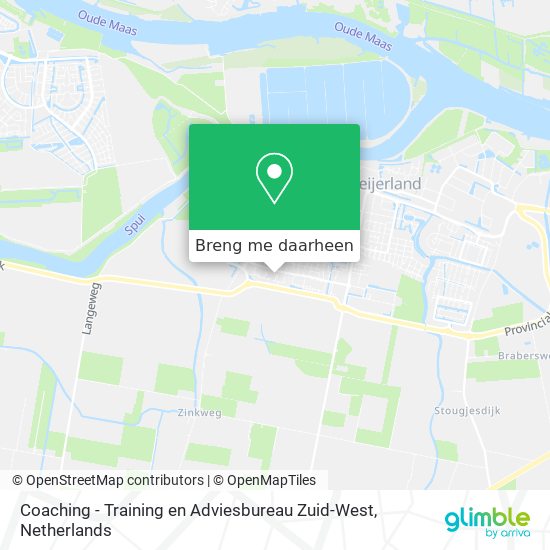 Coaching - Training en Adviesbureau Zuid-West kaart