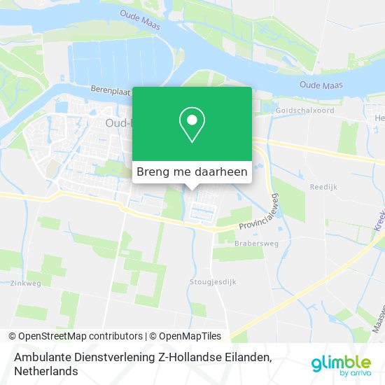 Ambulante Dienstverlening Z-Hollandse Eilanden kaart