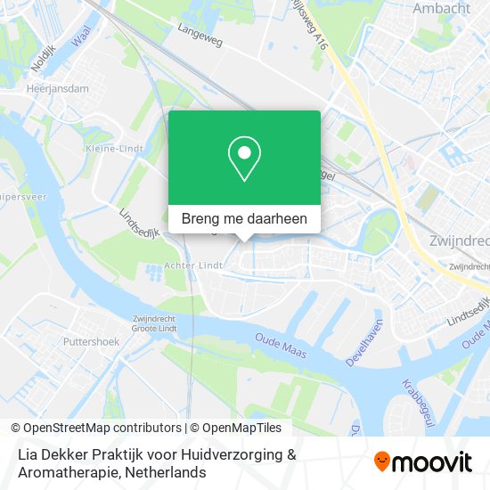 Lia Dekker Praktijk voor Huidverzorging & Aromatherapie kaart