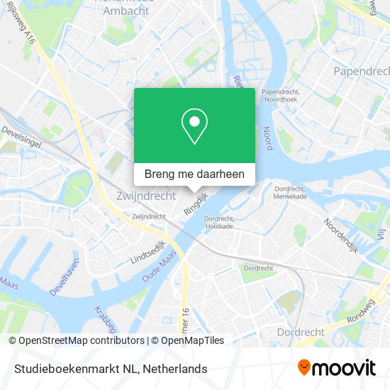 Studieboekenmarkt NL kaart