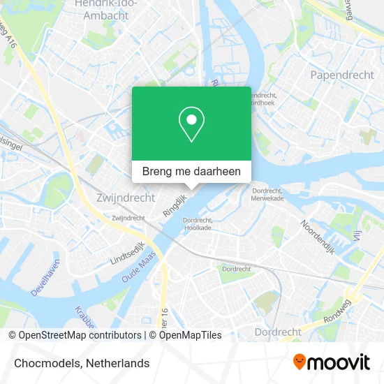 Chocmodels kaart