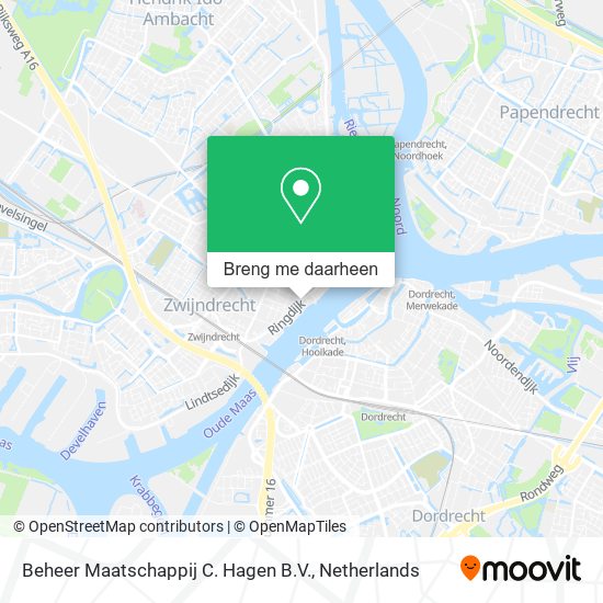 Beheer Maatschappij C. Hagen B.V. kaart