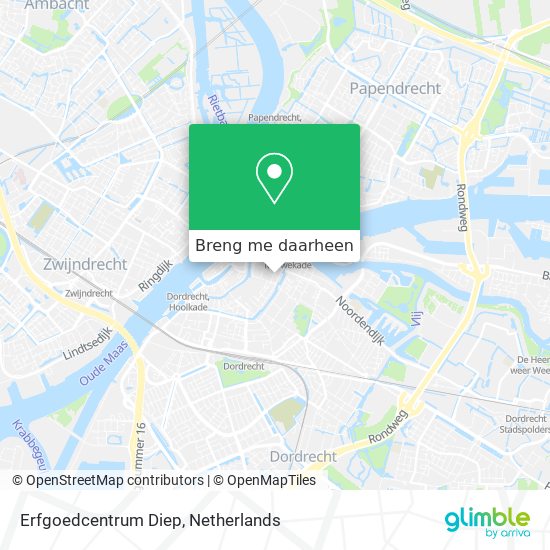 Erfgoedcentrum Diep kaart