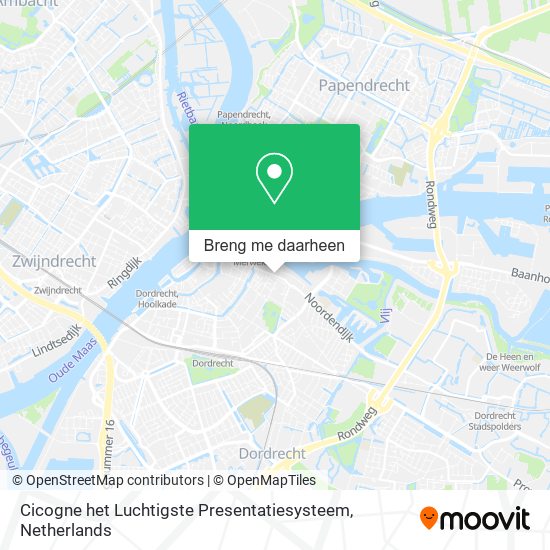 Cicogne het Luchtigste Presentatiesysteem kaart