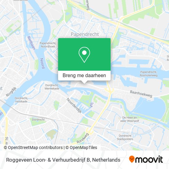 Roggeveen Loon- & Verhuurbedrijf B kaart