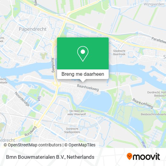 Bmn Bouwmaterialen B.V. kaart