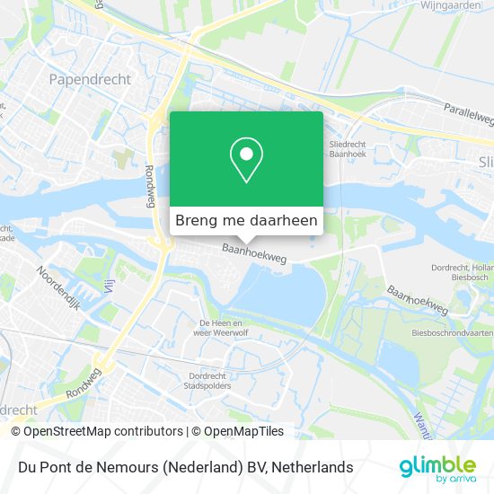 Du Pont de Nemours (Nederland) BV kaart