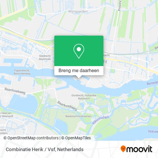 Combinatie Herik / Vsf kaart
