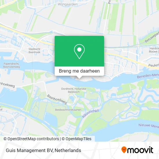 Guis Management BV kaart