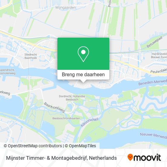 Mijnster Timmer- & Montagebedrijf kaart