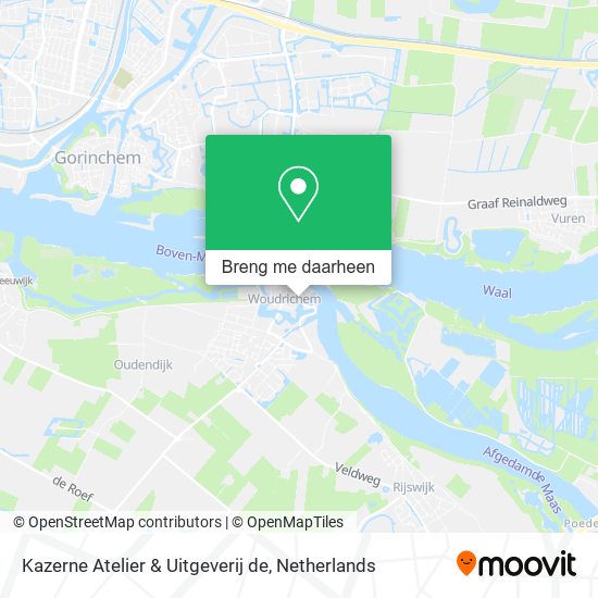 Kazerne Atelier & Uitgeverij de kaart