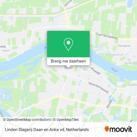 Linden Slagerij Daan en Anke vd kaart
