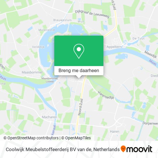 Coolwijk Meubelstoffeerderij BV van de kaart