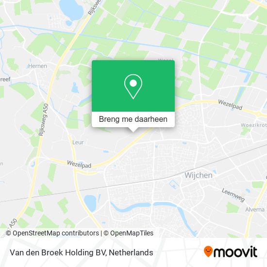 Van den Broek Holding BV kaart