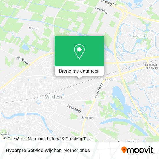 Hyperpro Service Wijchen kaart