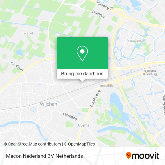 Macon Nederland BV kaart