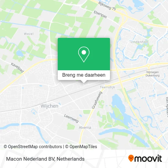 Macon Nederland BV kaart