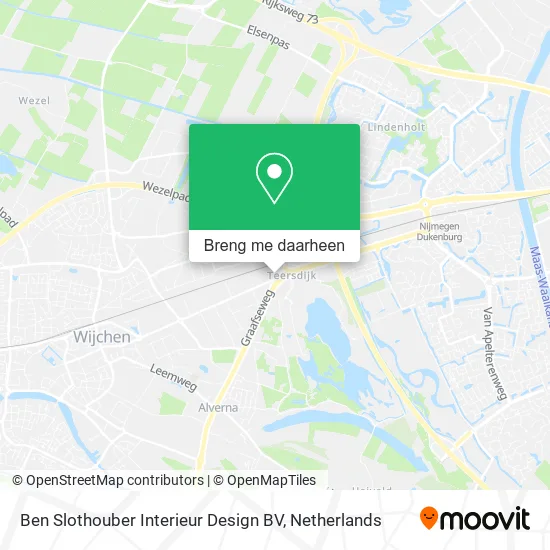 Ben Slothouber Interieur Design BV kaart