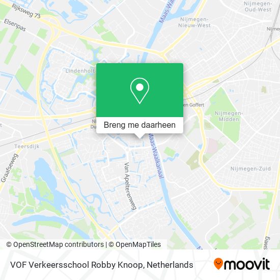 VOF Verkeersschool Robby Knoop kaart