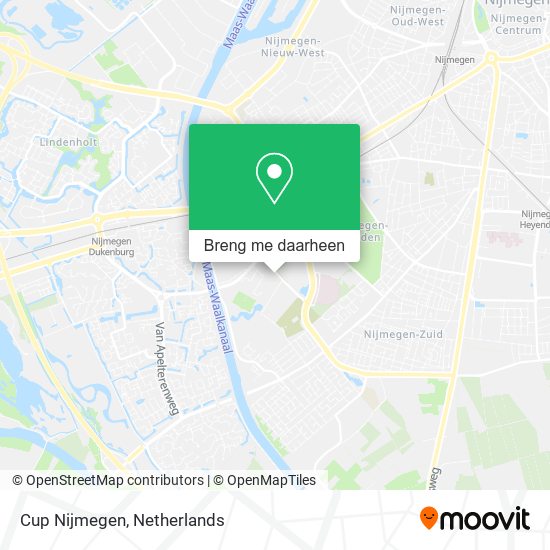 Cup Nijmegen kaart