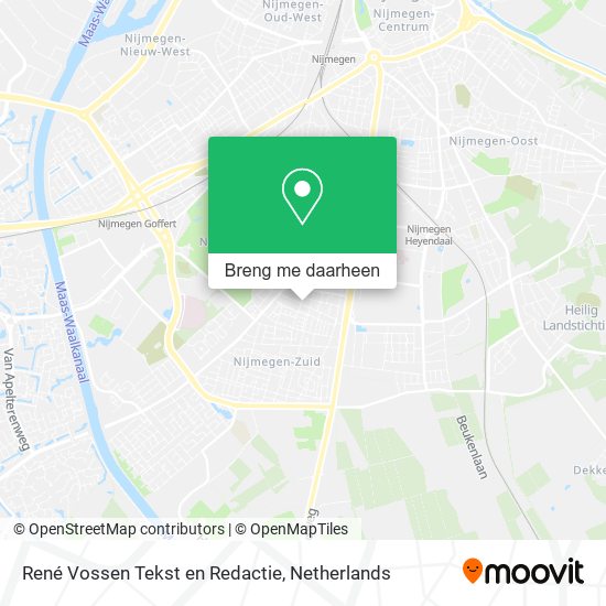 René Vossen Tekst en Redactie kaart