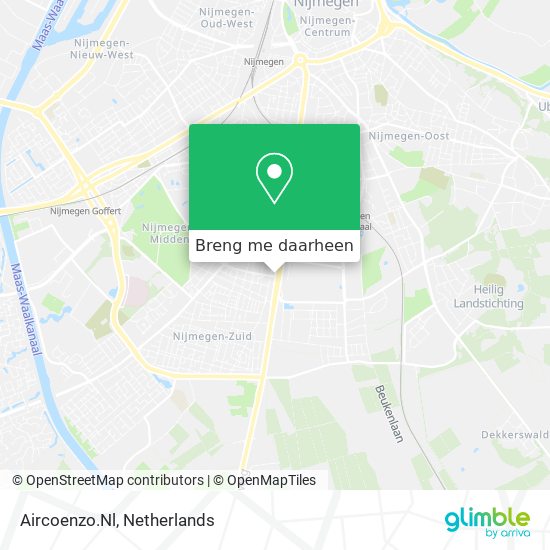 Aircoenzo.Nl kaart