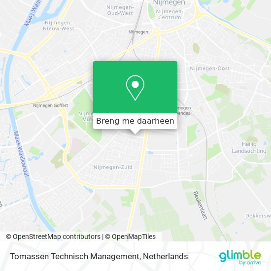 Tomassen Technisch Management kaart
