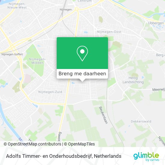 Adolfs Timmer- en Onderhoudsbedrijf kaart