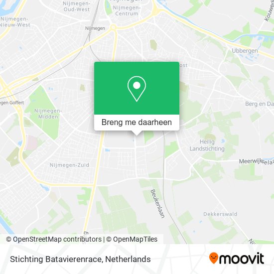 Stichting Batavierenrace kaart