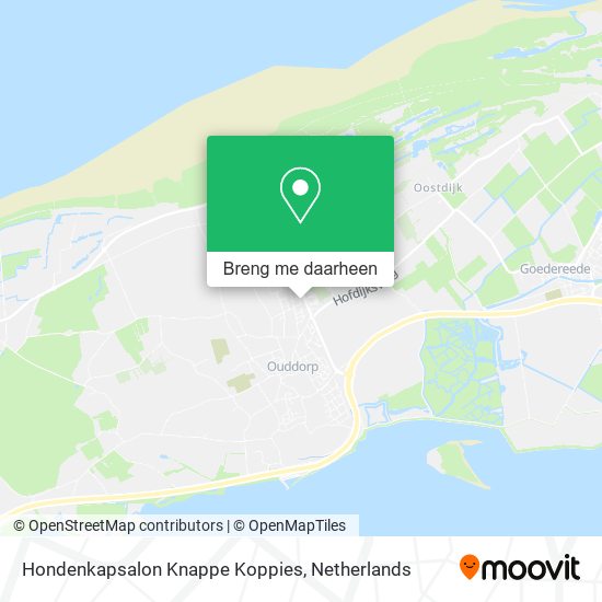 Hondenkapsalon Knappe Koppies kaart