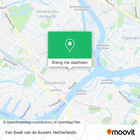 Van Beek van de Assem kaart