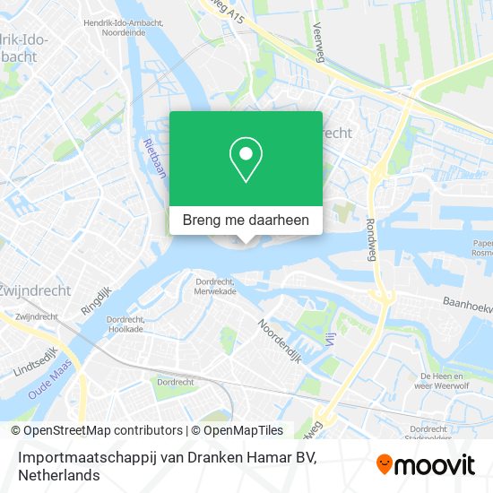 Importmaatschappij van Dranken Hamar BV kaart