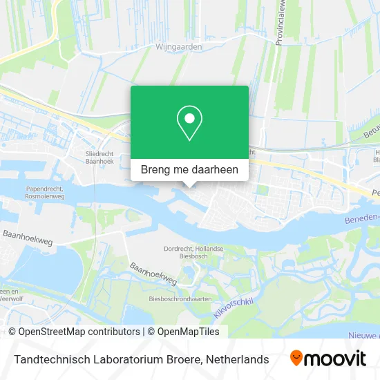 Tandtechnisch Laboratorium Broere kaart