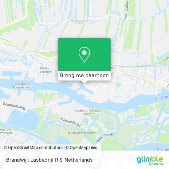 Brandwijk Lasbedrijf R S kaart