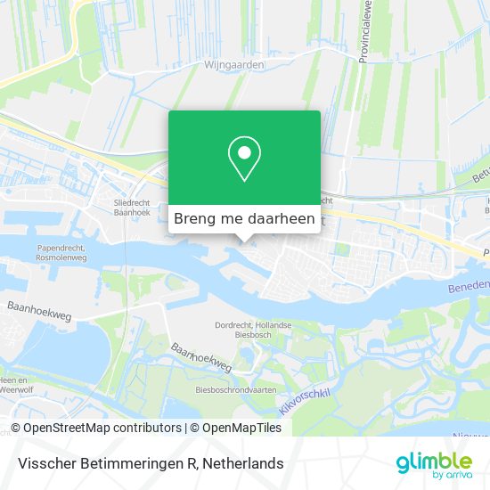 Visscher Betimmeringen R kaart