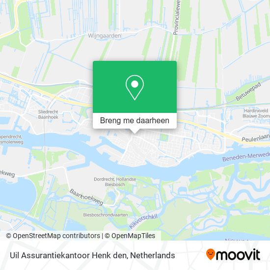 Uil Assurantiekantoor Henk den kaart